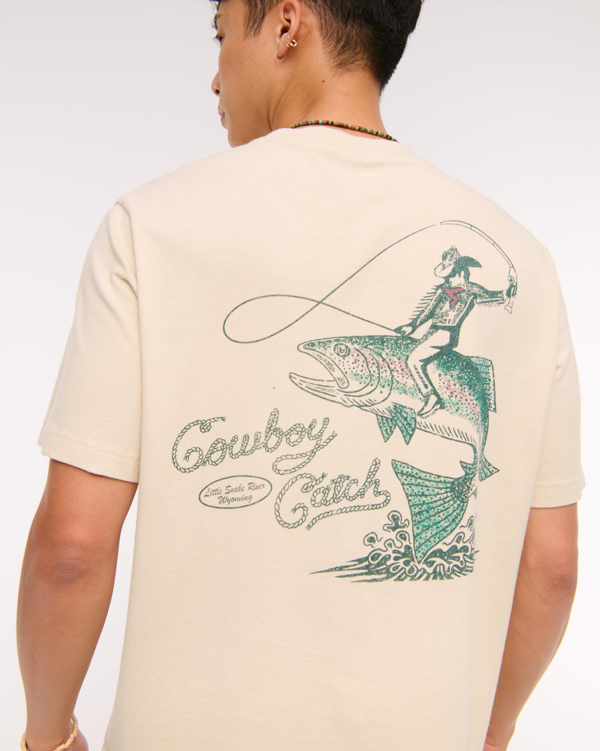 Fishing Vintage-Inspired Graphic Tee Product Image