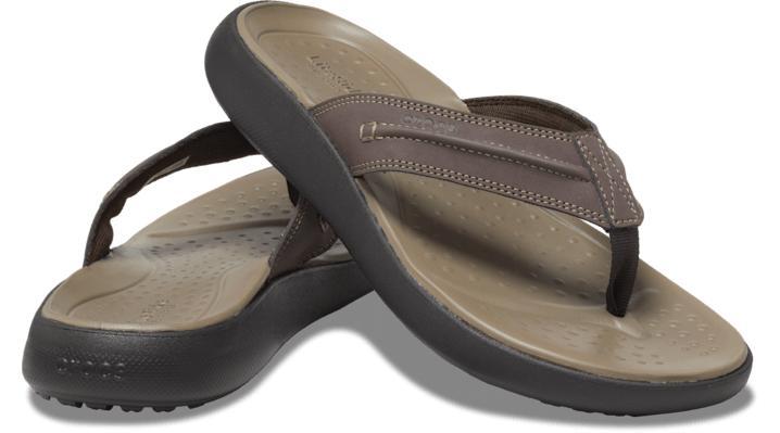 Crocs Yukon Vista II LiteRide™ Men's Flip Flops, Size: M8W10, Green Product Image