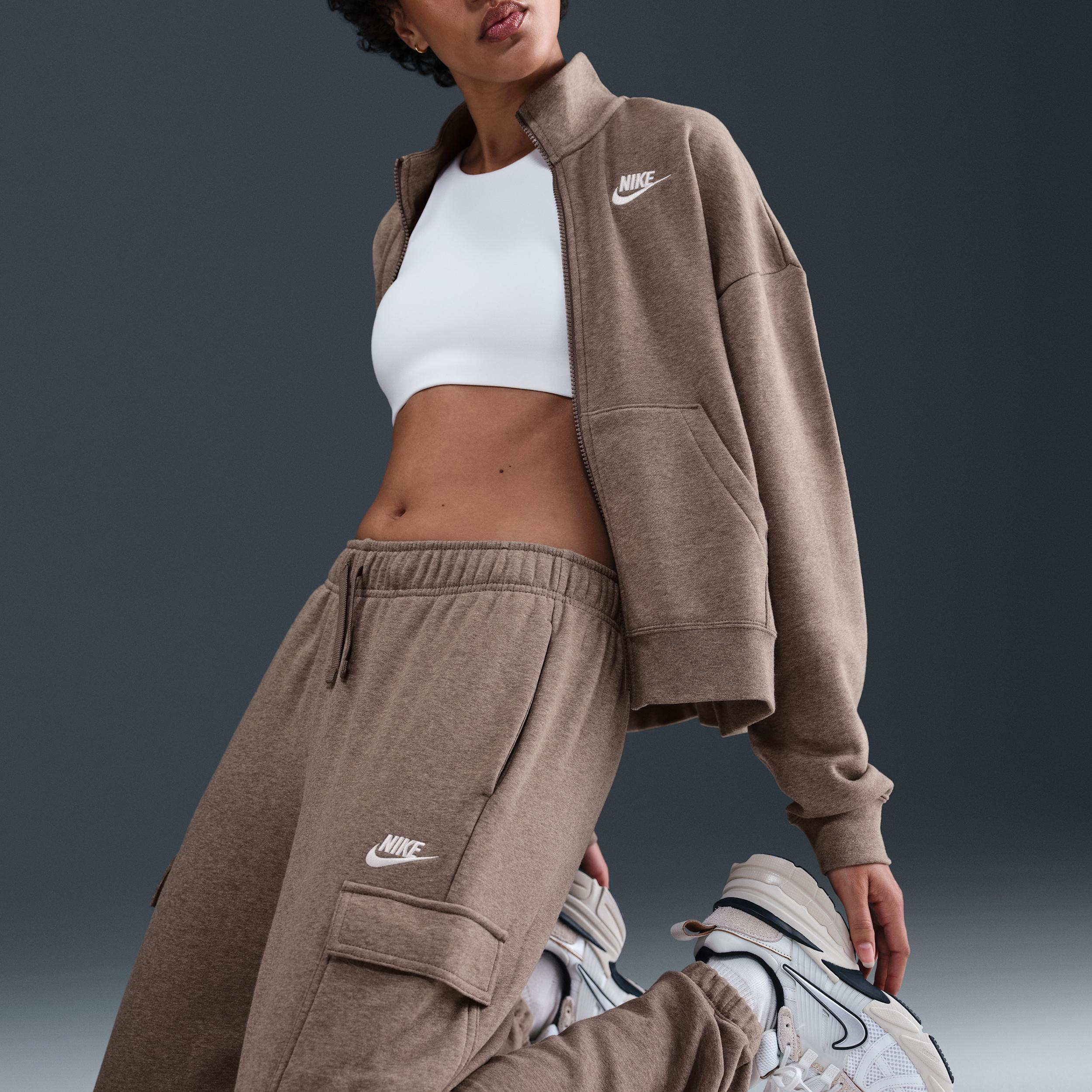 Women's Nike Sportswear Club Fleece Mid-Rise Oversized Cargo Sweatpants Product Image