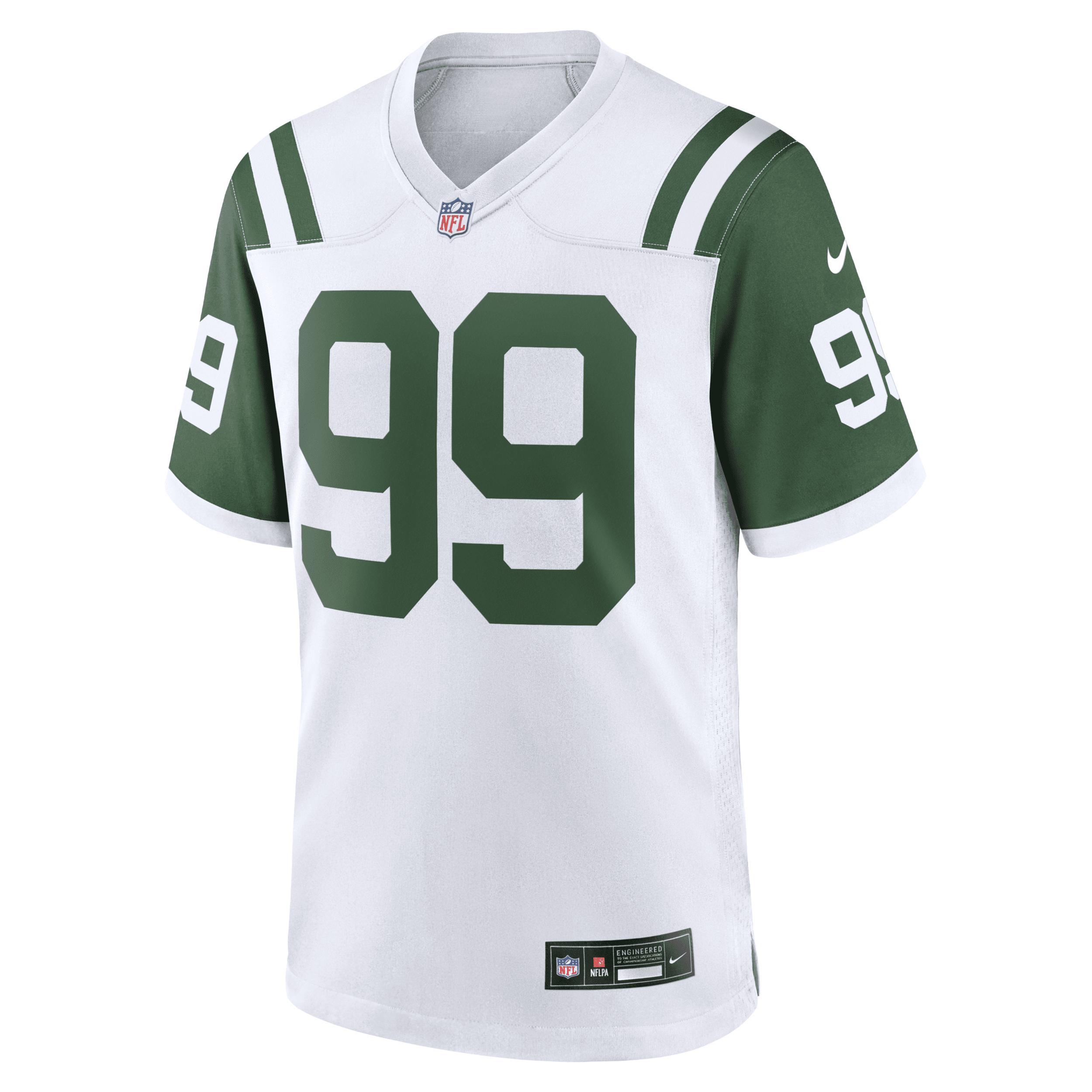 Men's Nike Will McDonald IV White New York Jets Classic Alternate Game Jersey, Size: Large Product Image