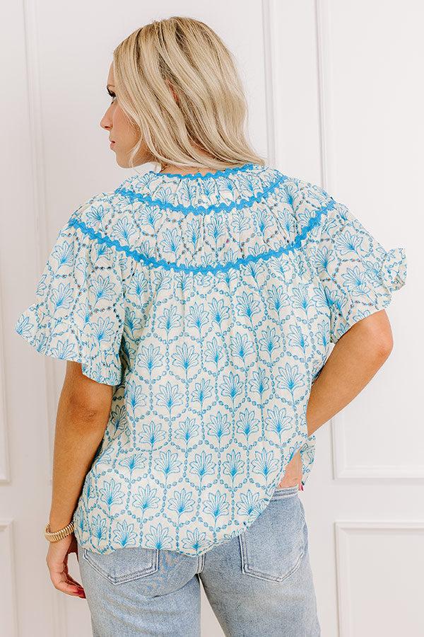 Brunching With Besties Eyelet Top Product Image
