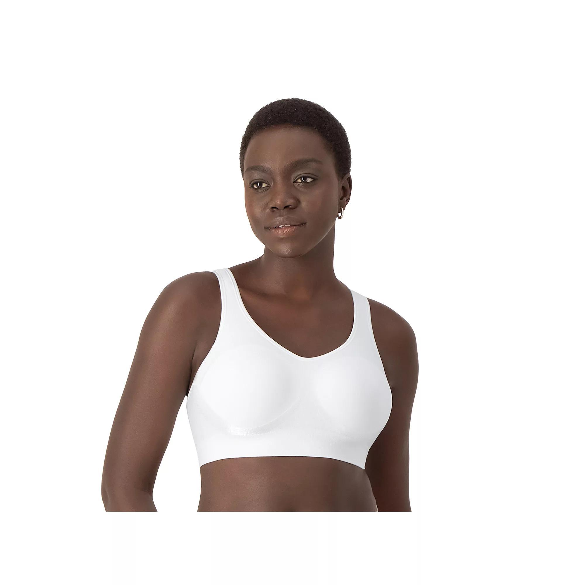 Bali Comfort Revolution Shaping Wireless Bra DF3488, Women's, Size: XL, Granite Blue Grey Trop Product Image