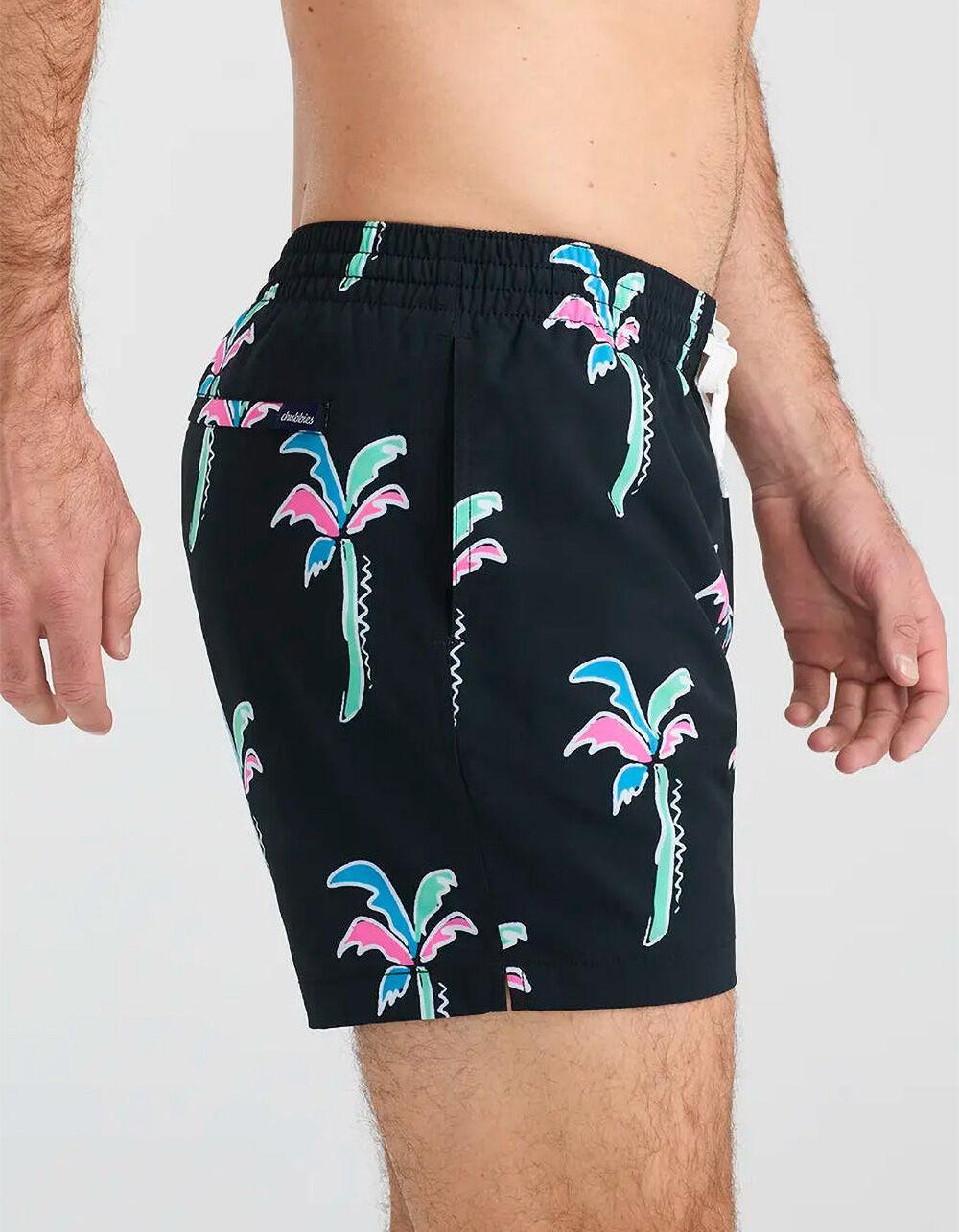 CHUBBIES Lined Classic Mens 5.5'' Swim Trunks - BLACK Product Image