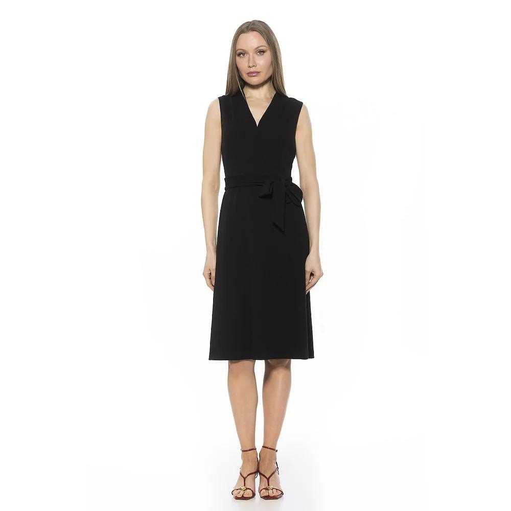 Women's ALEXIA ADMOR Dane Sleeveless Fit And Flare Dress, Size: Small, Beige Floral Product Image