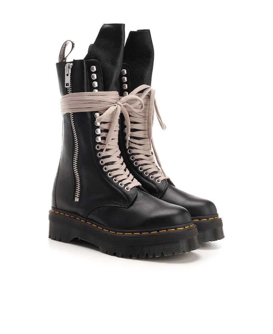 DR. MARTENS' X Dr Martens Lace-up Leather Boots In Black Product Image