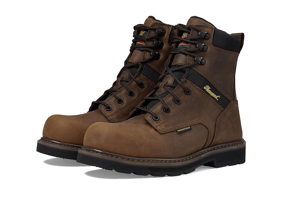 Thorogood Jobsite Series 8' Waterproof Safety Toe (Crazy Horse) Men's Boots Product Image