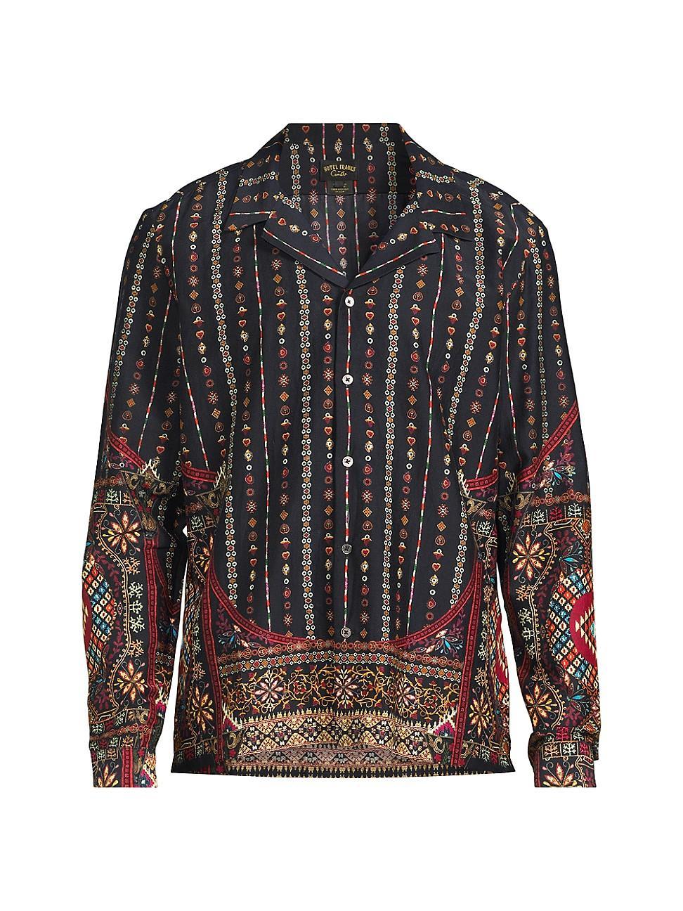 Mens The Wandering Ones Cotton & Silk Shirt Product Image