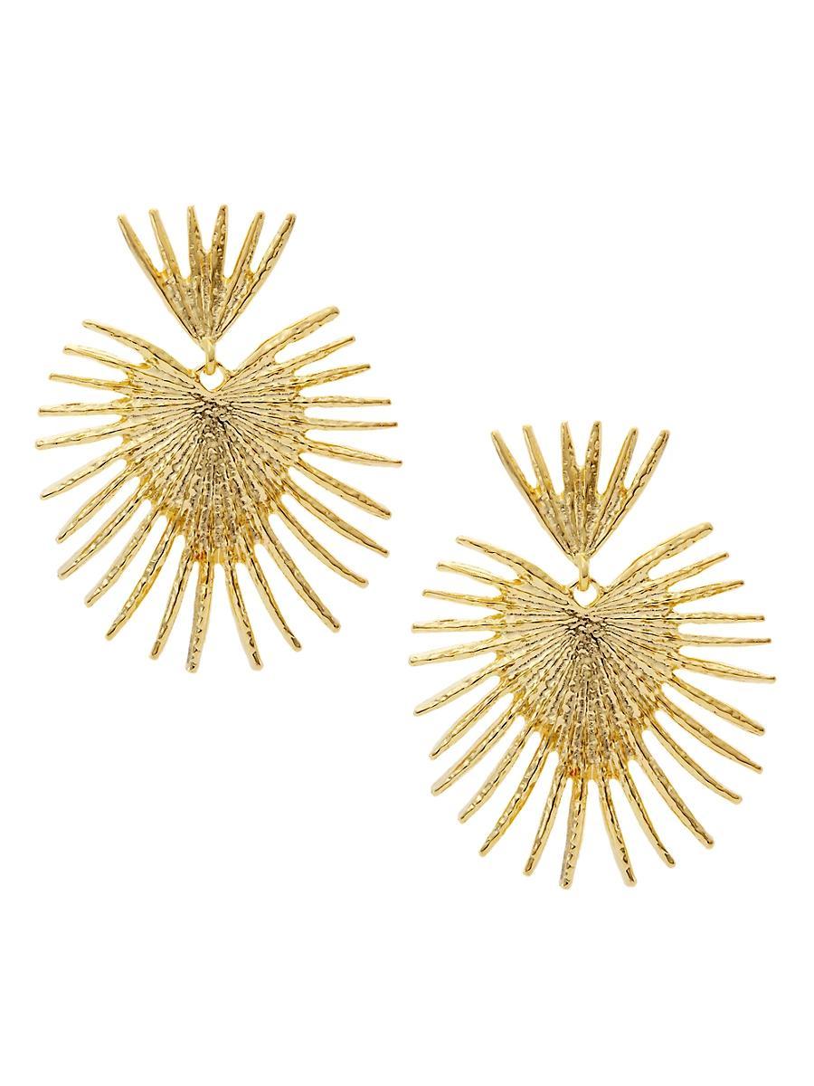 Kenneth Jay Lane Fan Drop Earrings Product Image
