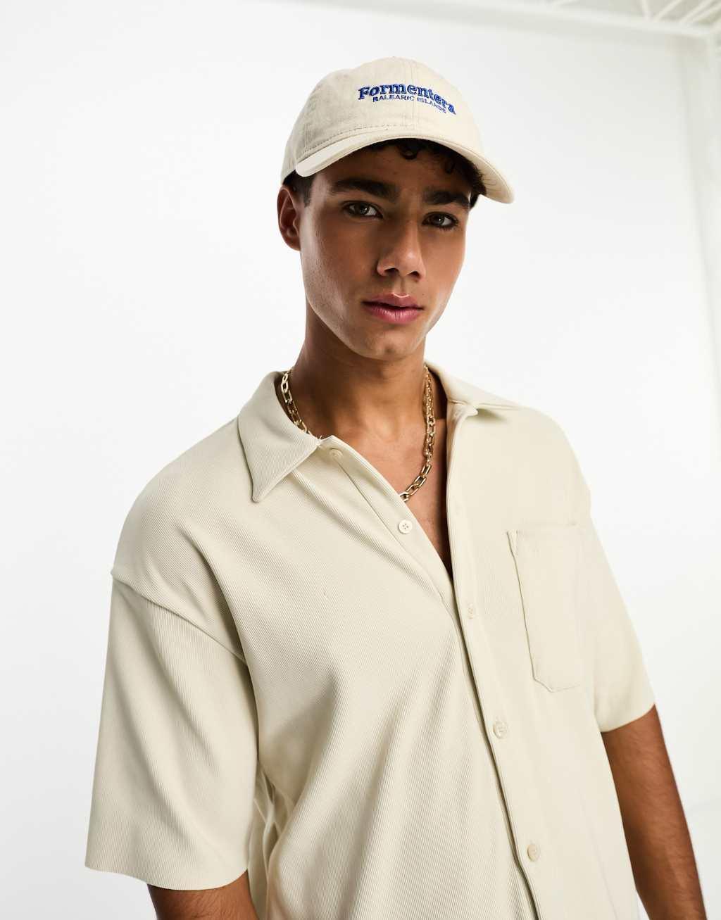 Jack & Jones Originals plisse shirt Product Image