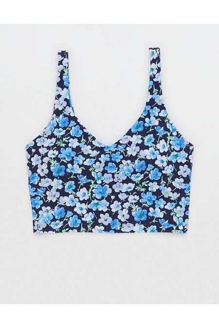 OFFLINE By Aerie Real Me Low Key Longline Sports Bra Women's Product Image