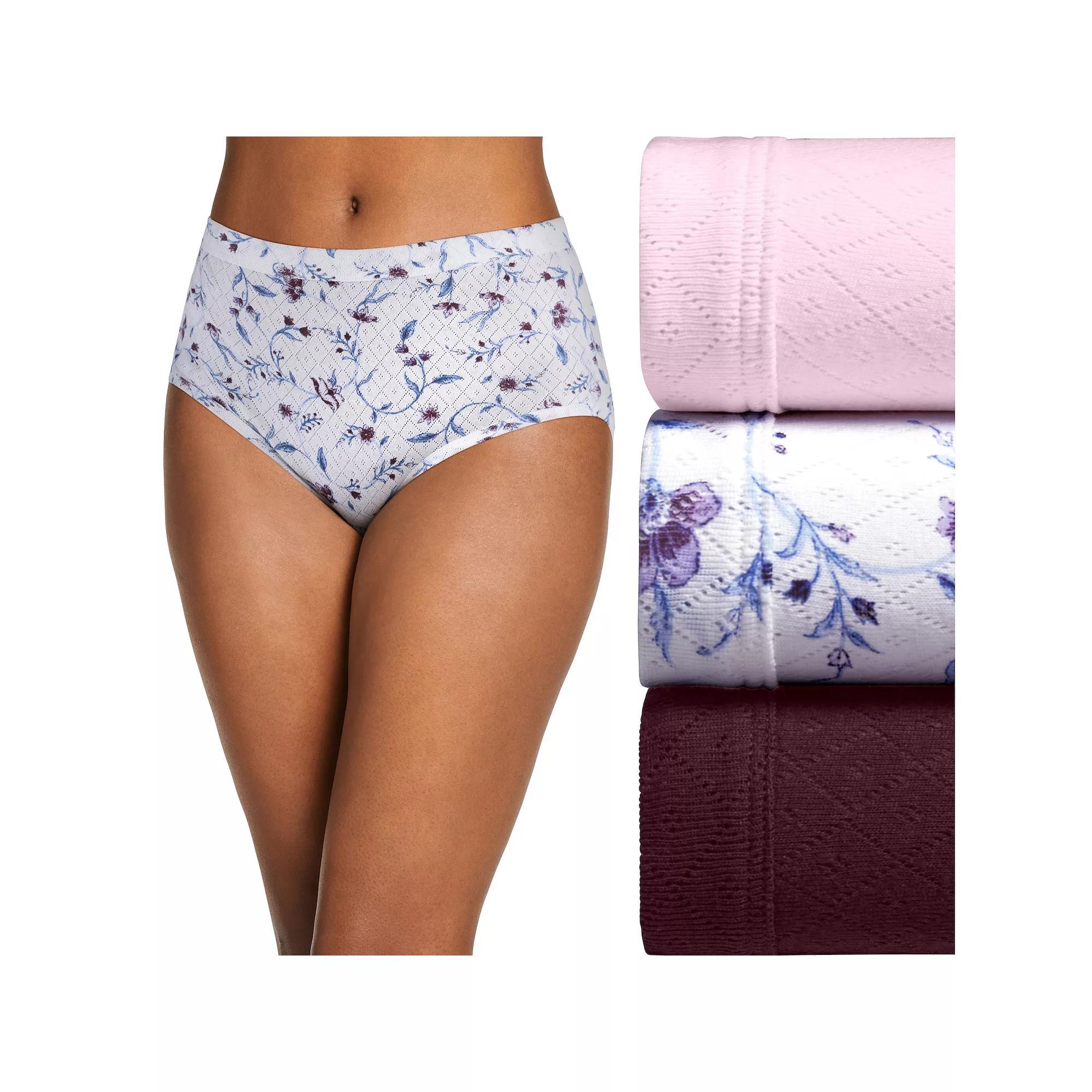 Womens Jockey 3-pk. Elance Breathe Hipster Panty Set 1540 Product Image