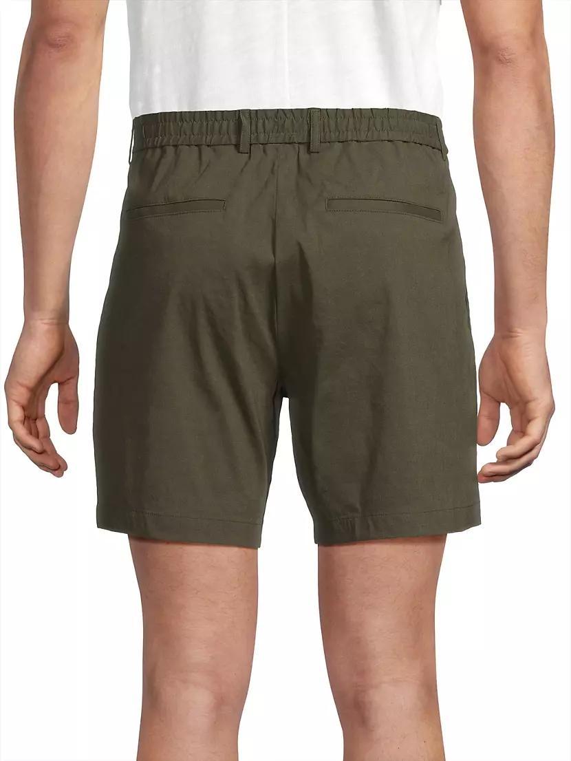 Curtis Linen-Blend Shorts Product Image