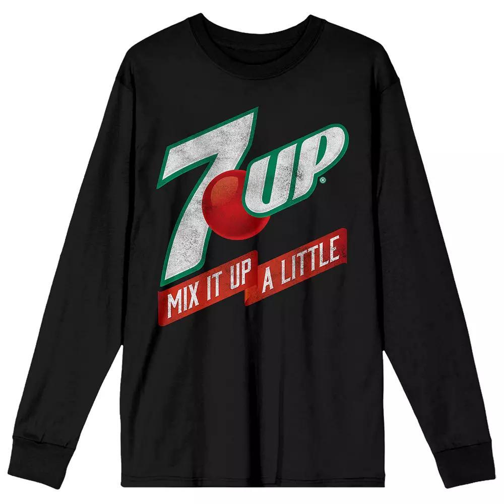 Juniors' 7UP Mix It Up a Little Graphic Sweatshirt, Women's, Size: Medium, Black Product Image