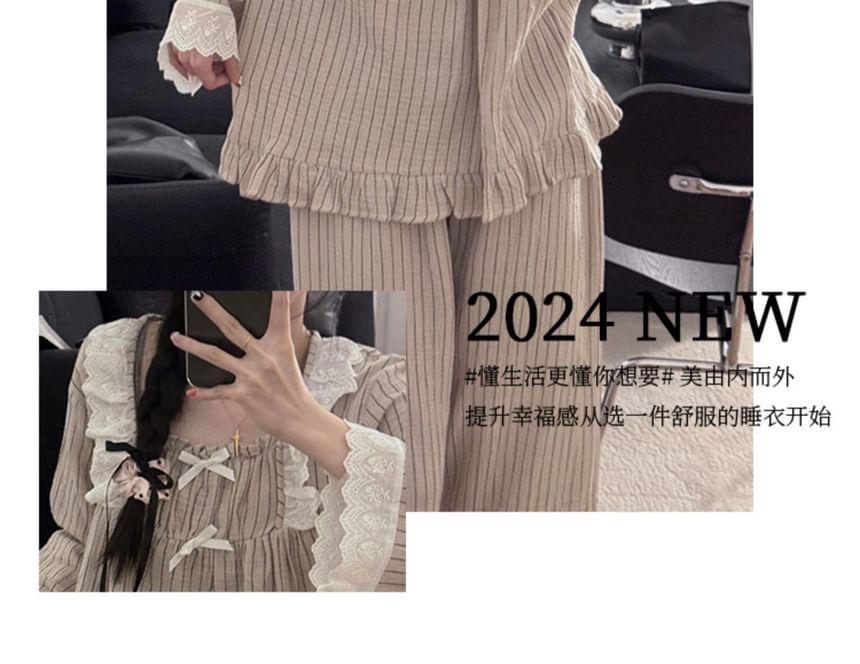 Striped Pajama Set Product Image
