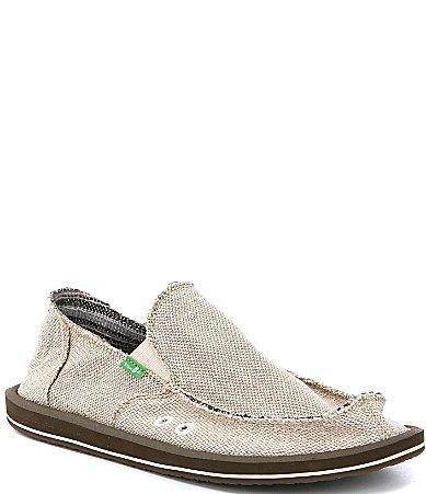 Sanuk Mens Hemp Slip-On Loafers Product Image