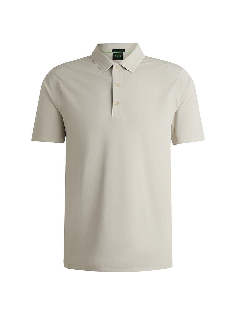 Mens BOSS x Matteo Berrettini Active Polo Shirt with Four-Way Stretch Product Image