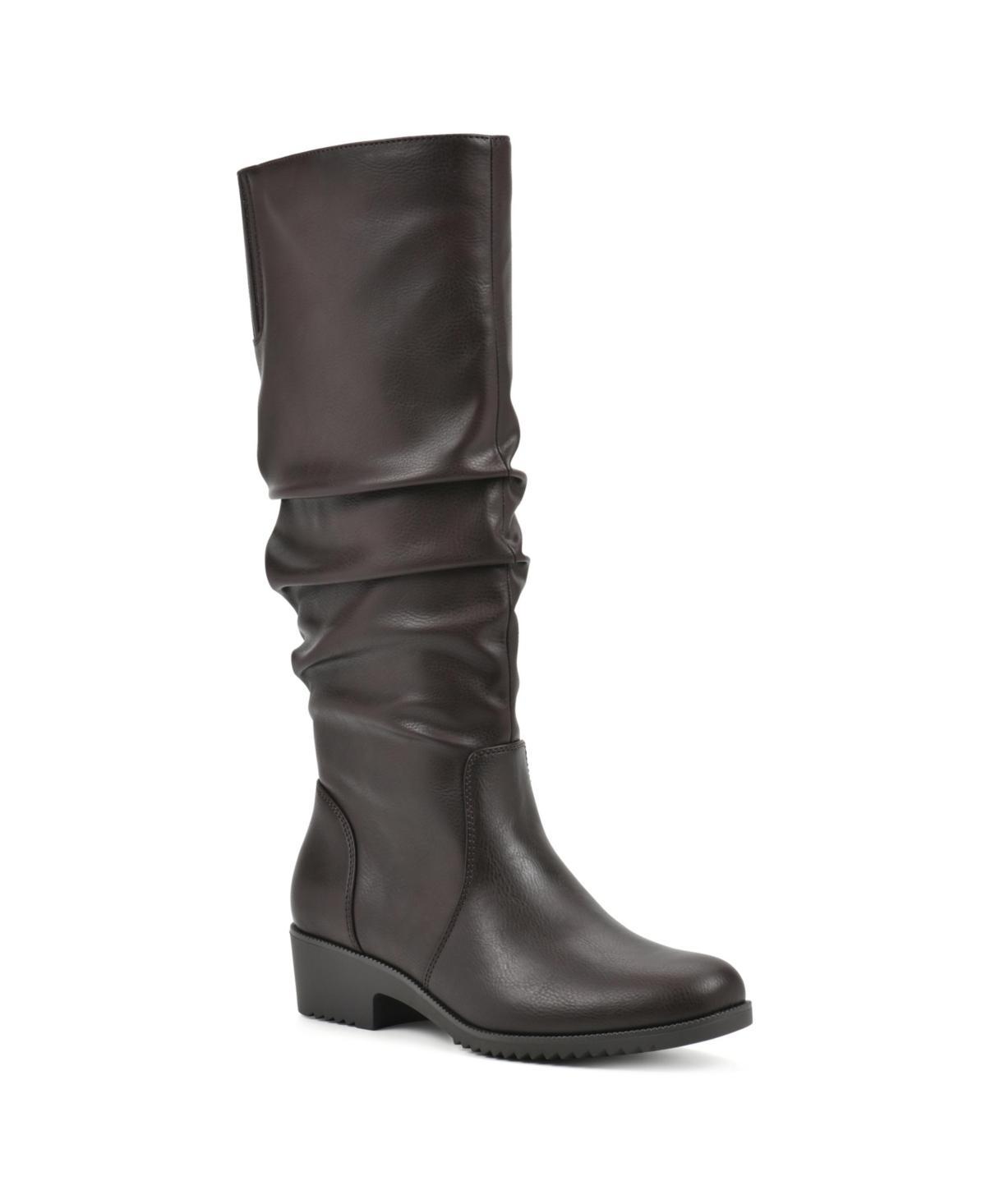 Cliffs by White Mountain Duration Women's Tall Boots, Size: 8.5, Dark Brown Product Image