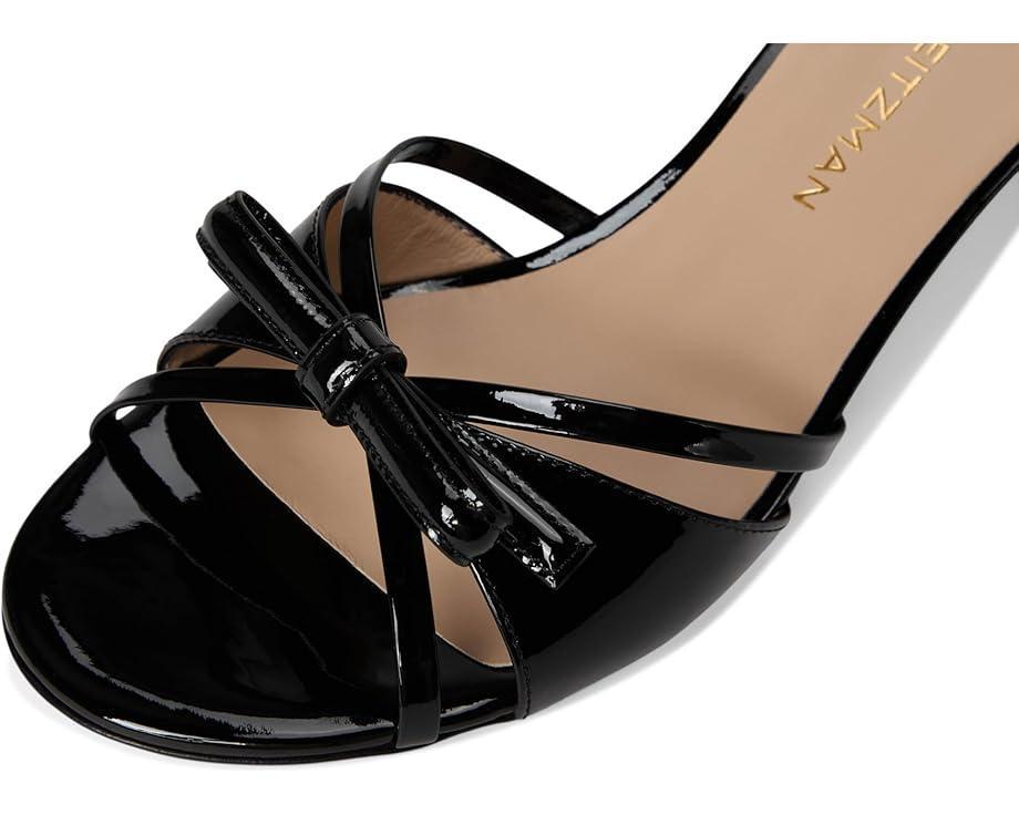 Carolina Pebbled Leather Kitten Heel Sandals Product Image