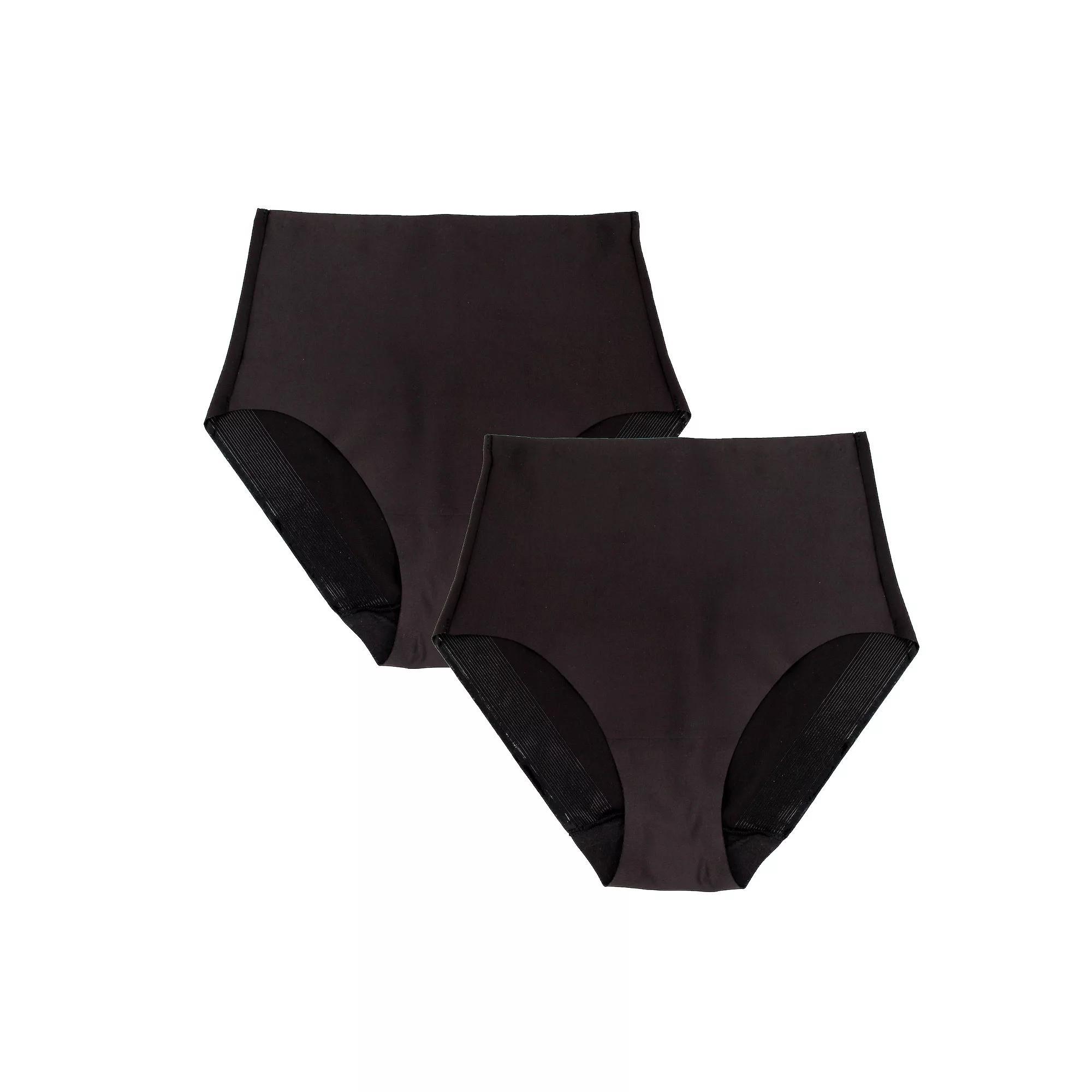 Womens Naomi & Nicole 2-Pack Light Control Shapewear Briefs 7534P Product Image