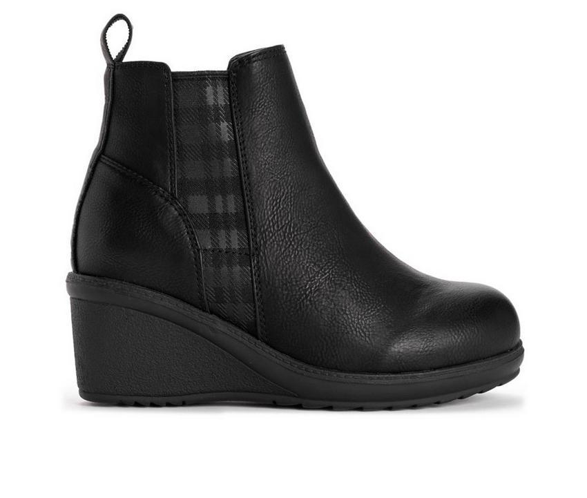 Women's MUK LUKS England Oxford Wedge Booties Product Image