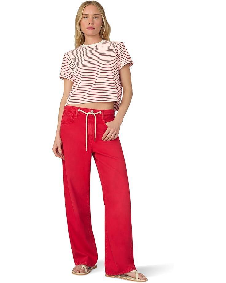 The Blake Cropped Wide Leg With Cut Hem Product Image