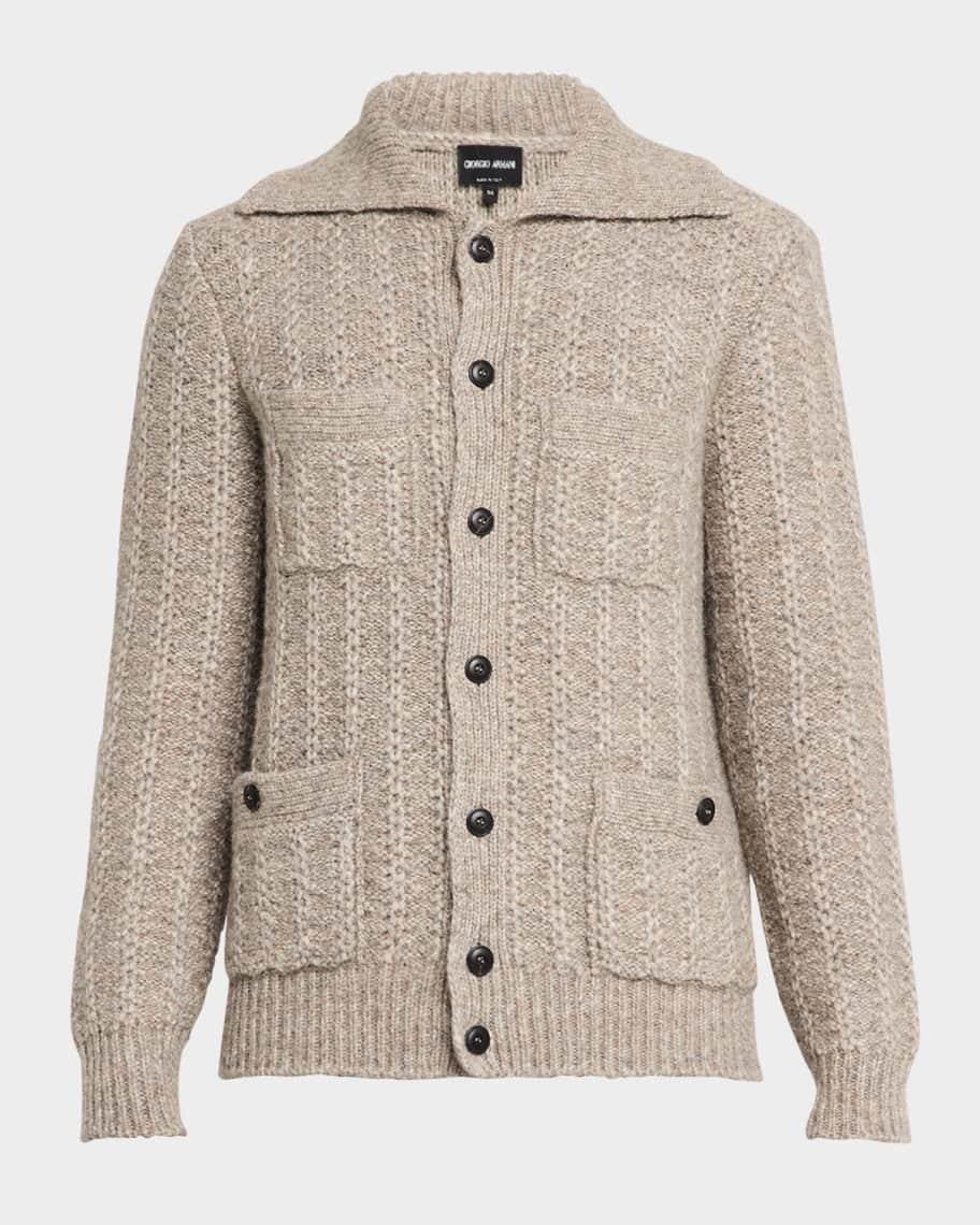 Mens 4-Pocket Cardigan Jacket Product Image