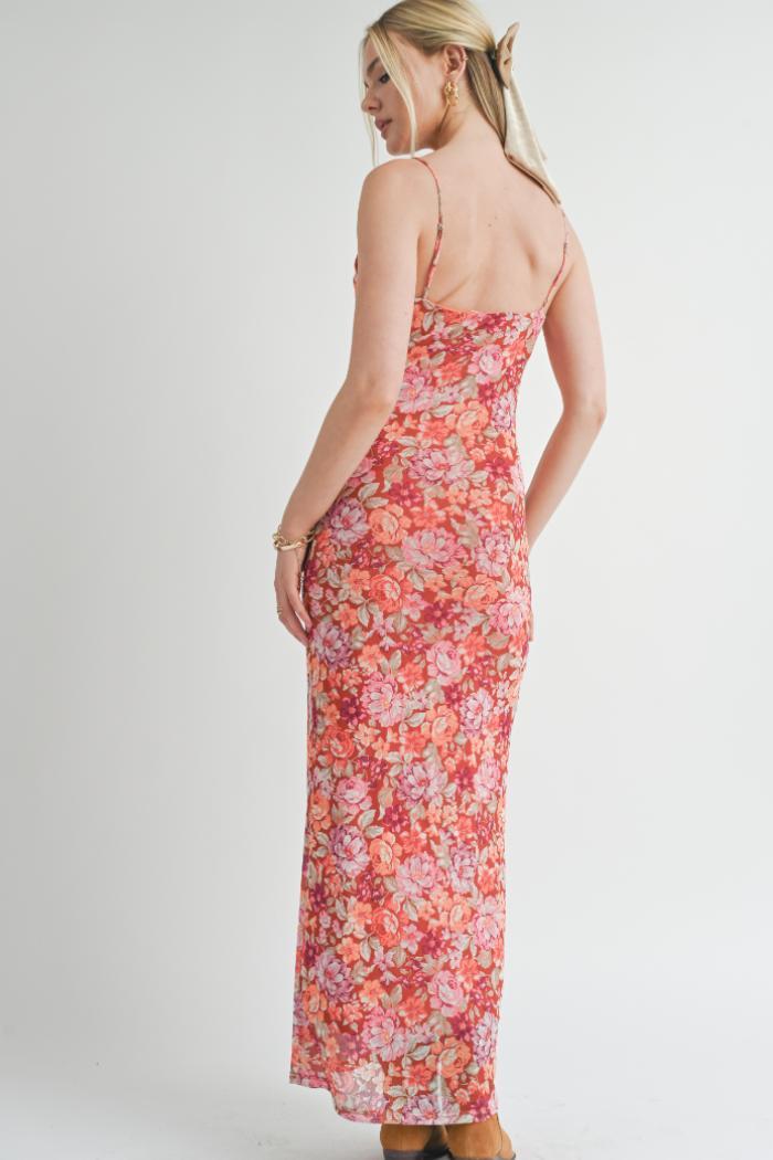 Prideful Cowl Neck Maxi Dress Product Image