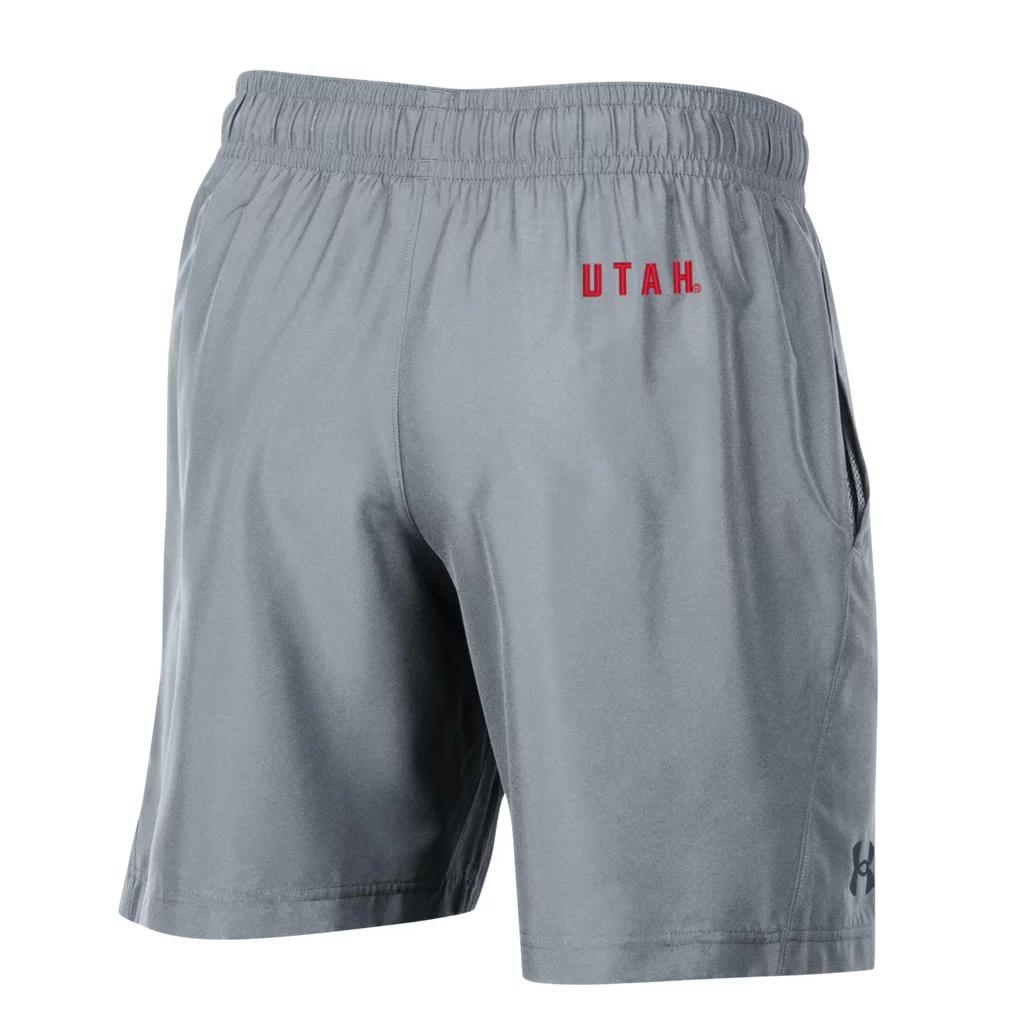 UA Woven Collegiate Graphic Mens Shorts Product Image