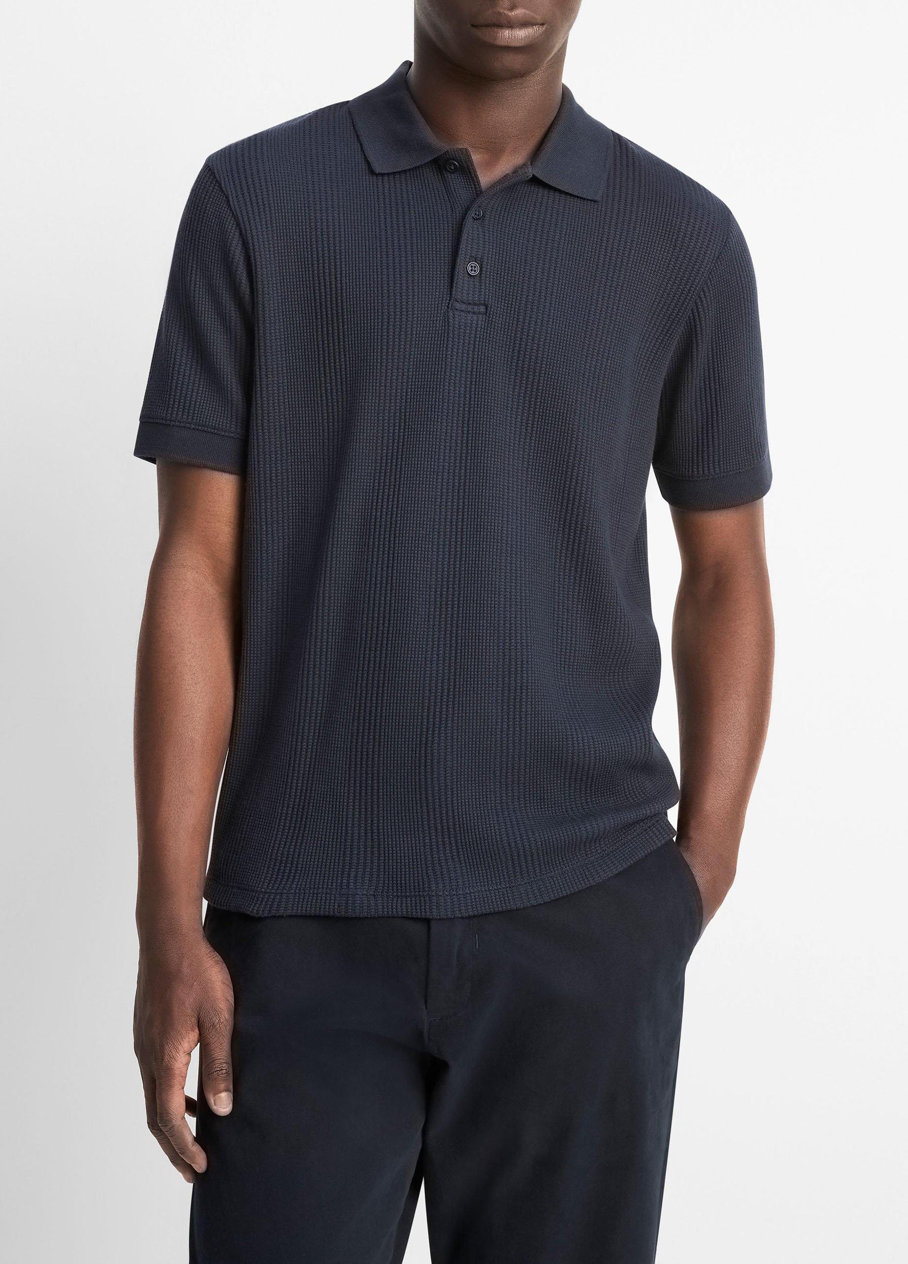 Variegated Pima Cotton Polo Shirt Product Image