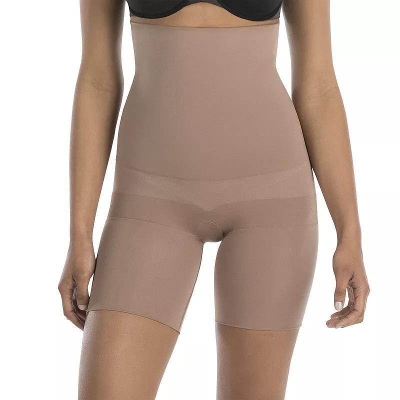 RED HOT by SPANX® Women's Ultra-Firm Control Shapewear Flat Out Flawless High-Waist Mid-Thigh Body Shaper FS4015, Size: Small, Naked Product Image