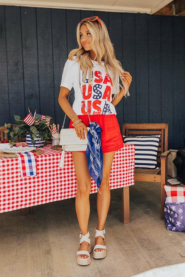 USA Stars Graphic Tee Product Image