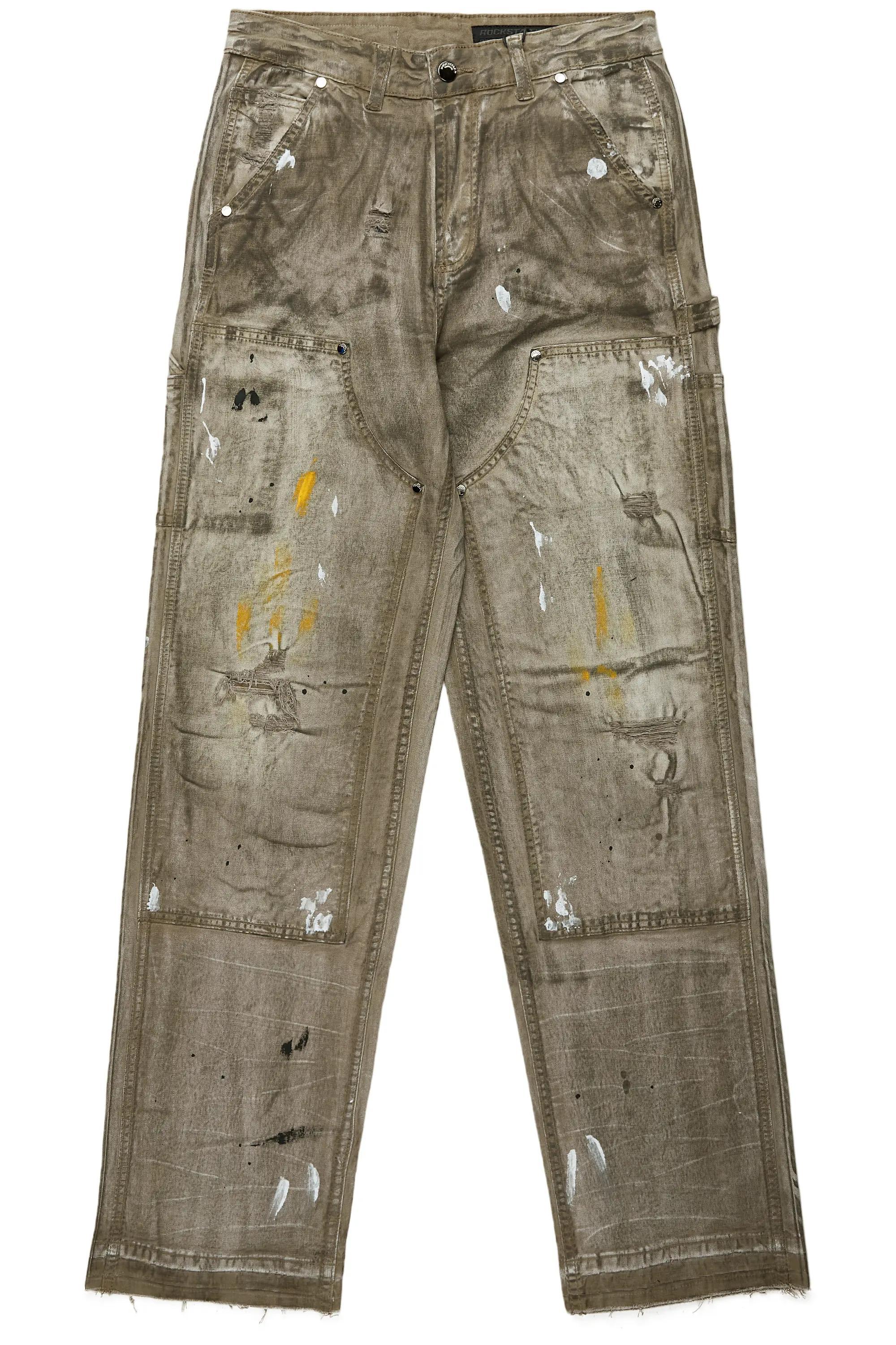 Akim Dirty Wash Baggy Fit Jean Male Product Image