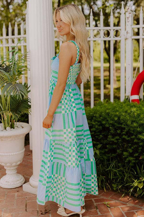 Picnic Chic Smocked Midi Dress Product Image
