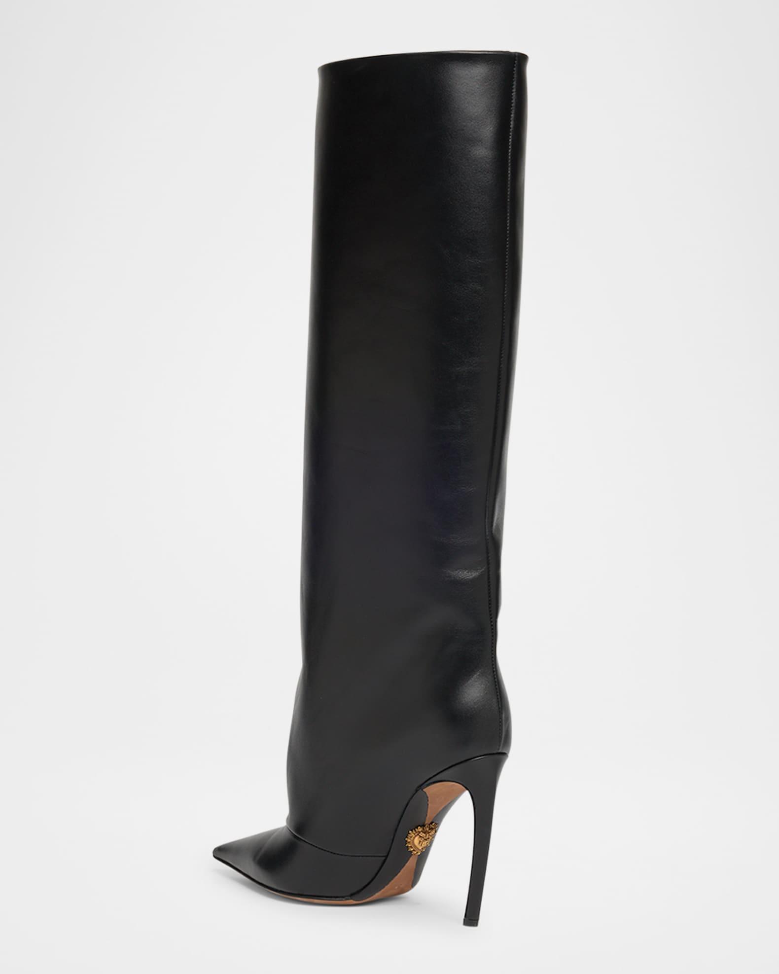Devotion Leather Knee-High Boots Product Image