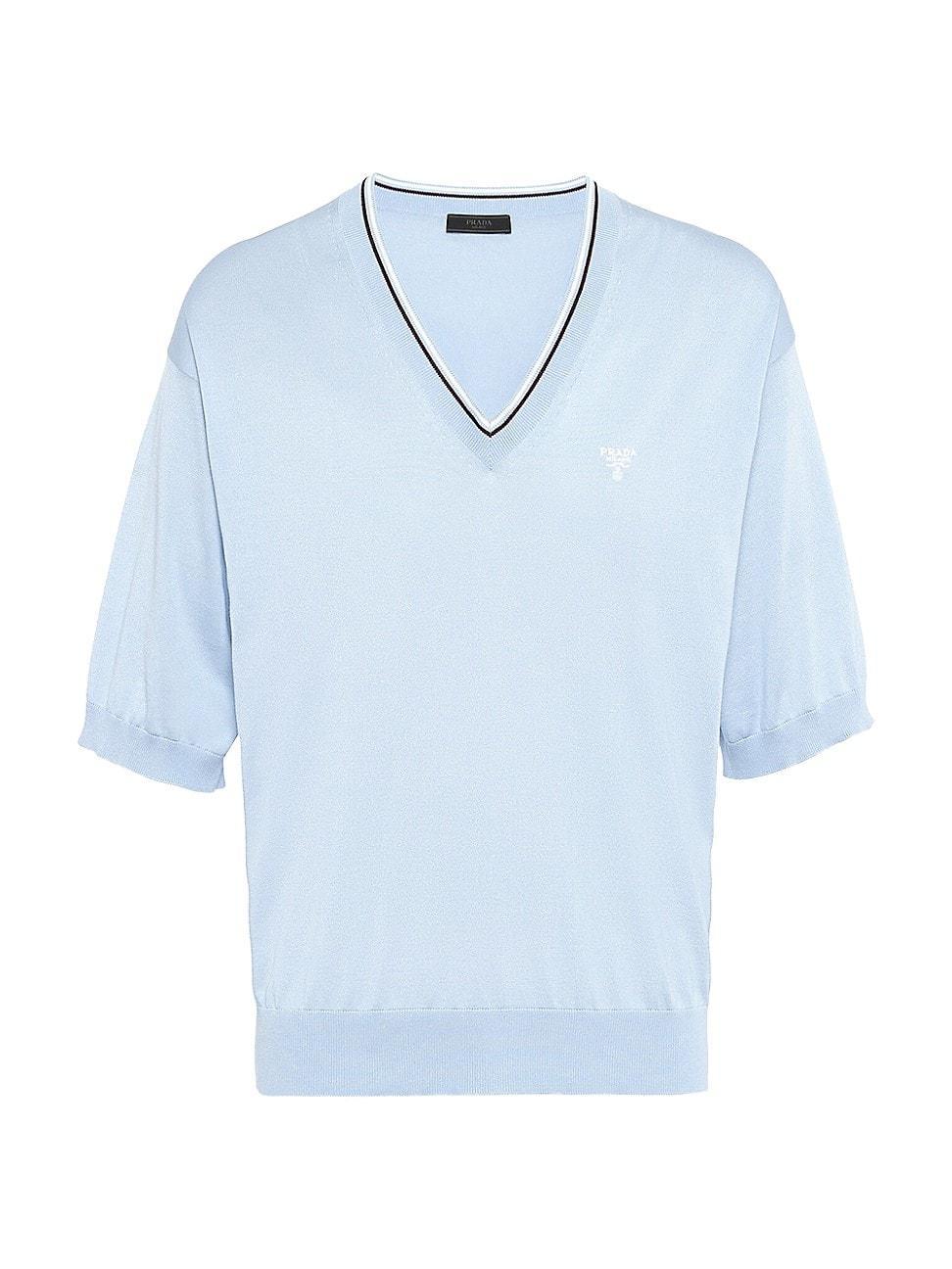 Mens Silk-Cotton Sweater Product Image