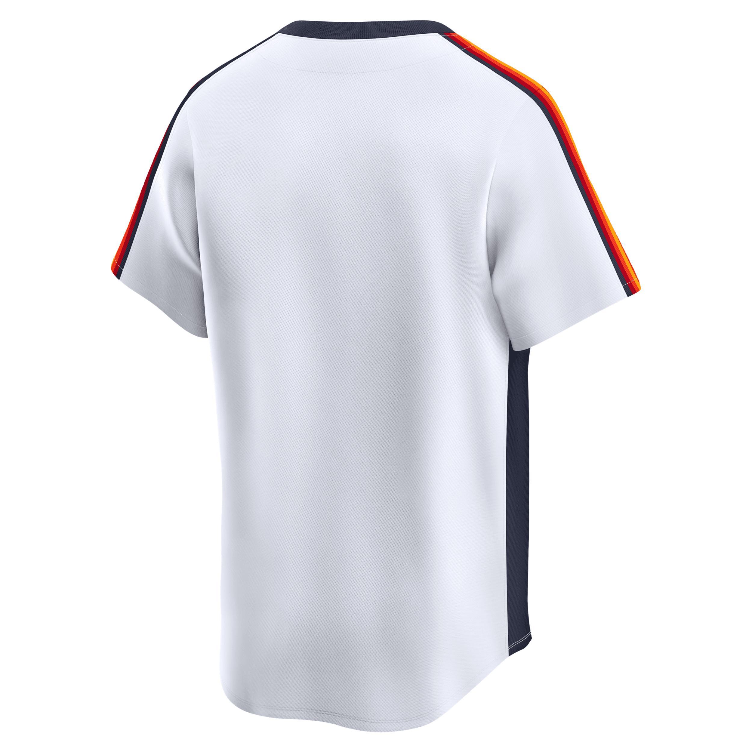 Men's Nike Cream Houston Astros Throwback Cooperstown Collection Limited Jersey, Size: Medium, Beige Product Image