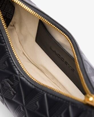 Maheki Embossed Leather Half Moon Purse Product Image