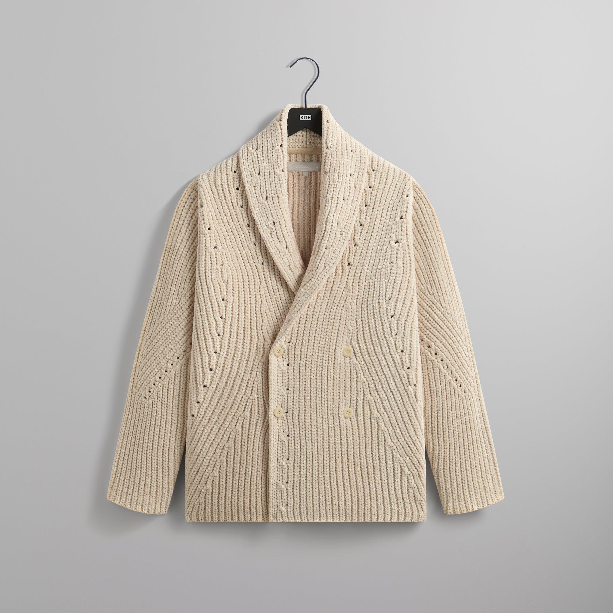 Kith Chenille Becker Cardigan - Sandrift Male Product Image