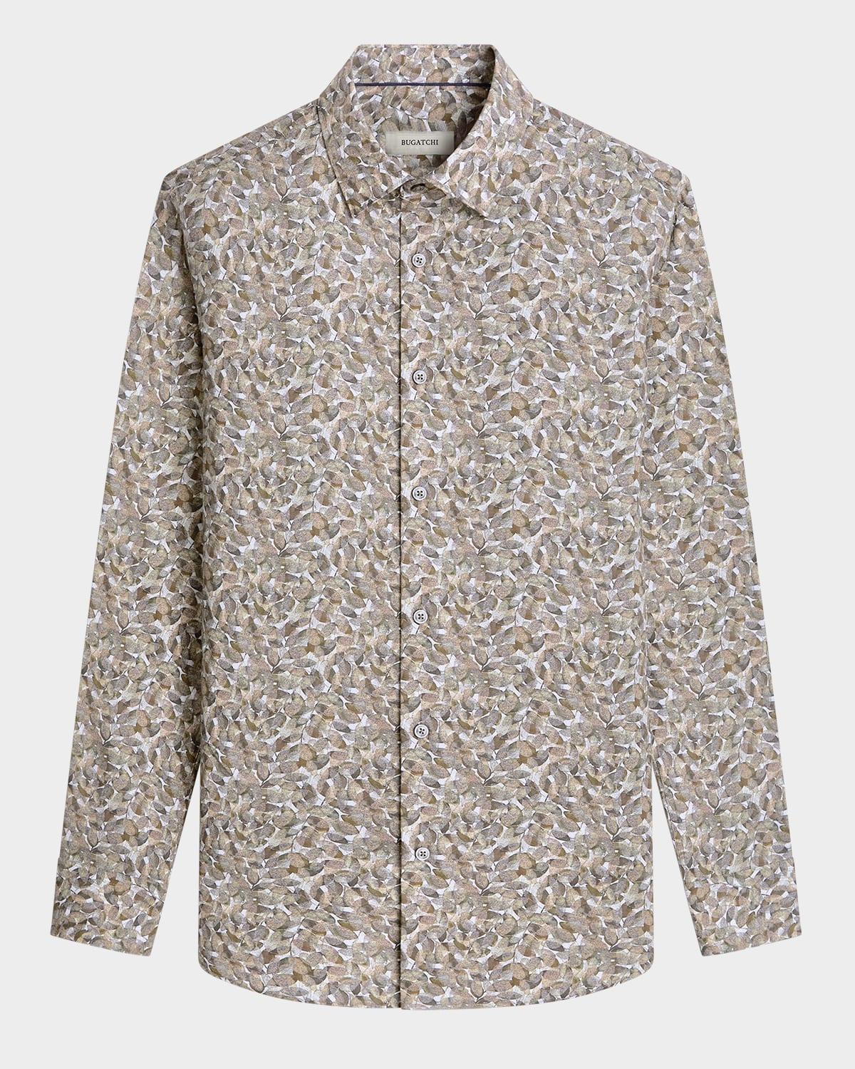 Mens Julian Leaf-Print Sport Shirt Product Image