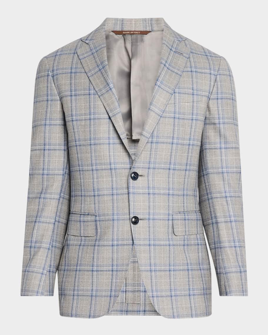 Mens Wool Plaid Sport Coat Product Image