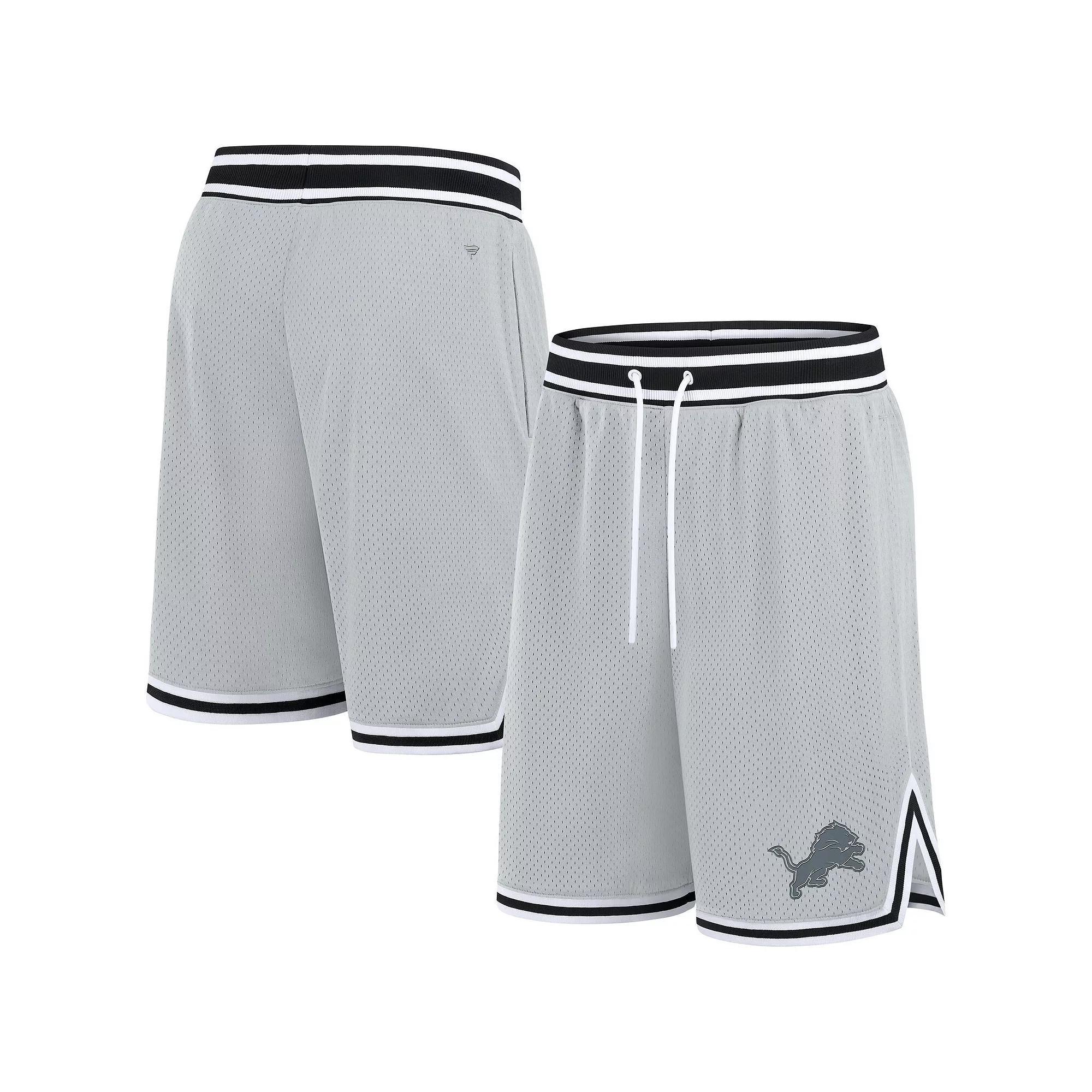 Men's Fanatics Silver Detroit Lions Elements Future Ground Shorts, Size: 2XL Product Image