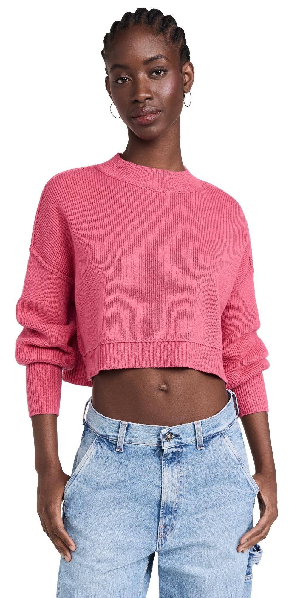 Womens Easy Street Cropped Sweater Product Image