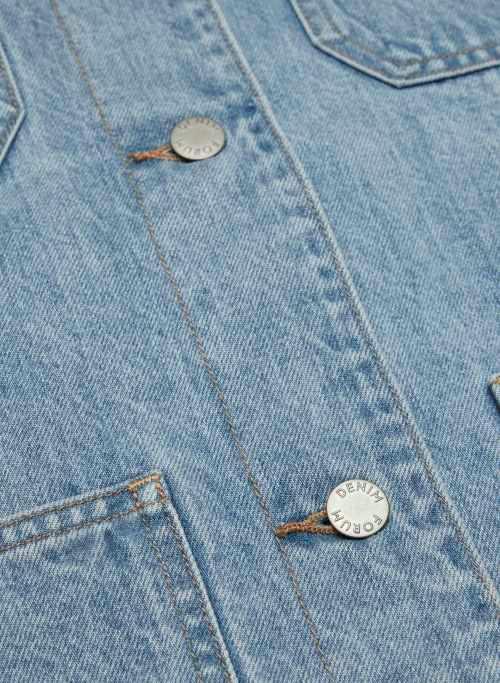 the ’90s denim chore coat Product Image