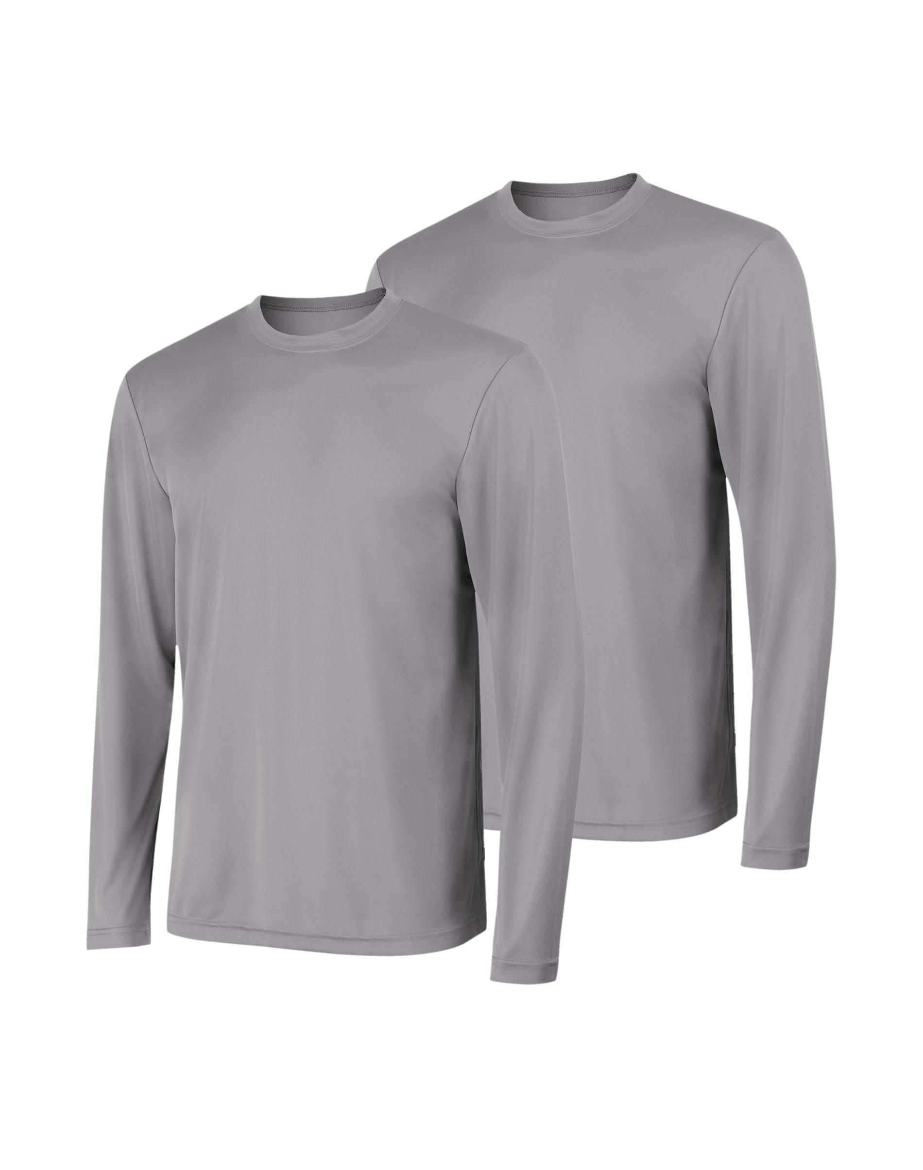 Hanes Sport Cool DRI Mens Performance Long Sleeve T-Shirt, Value 2-Pack White S Product Image