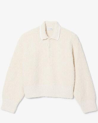 Runway Bouclé Knit Polo Product Image