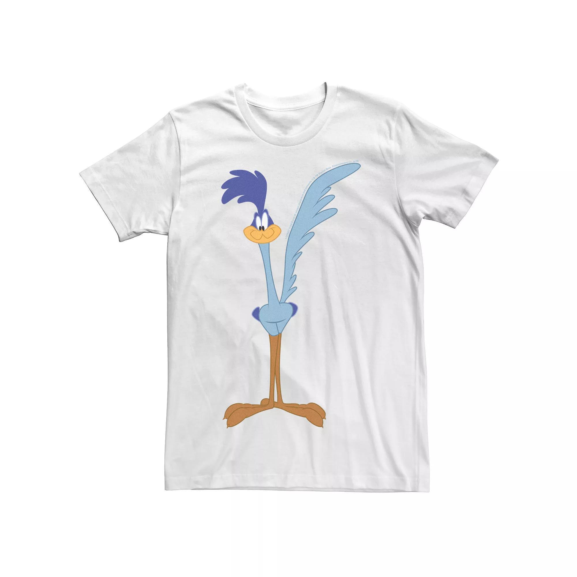 Men's Looney Tunes Road Runner Portrait Tee, Size: Small, White Product Image