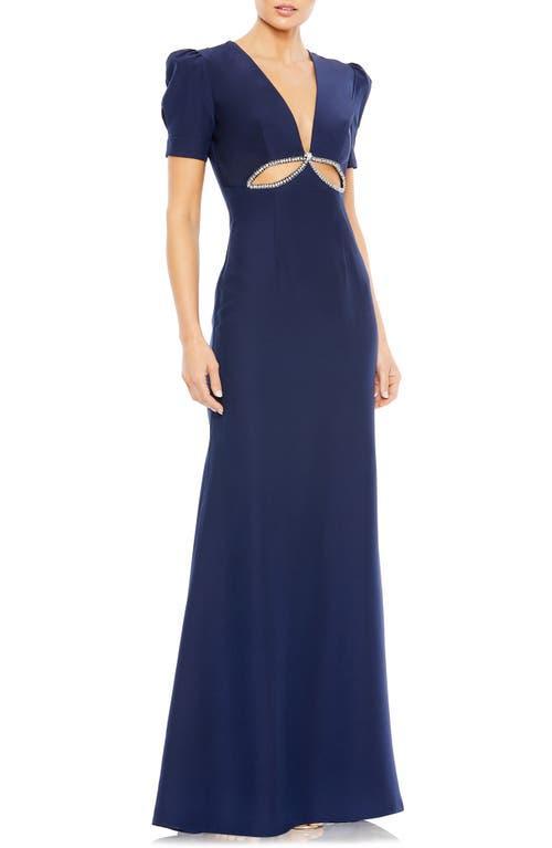 Womens Ieena Puff-Sleeve Cut-Out Gown Product Image