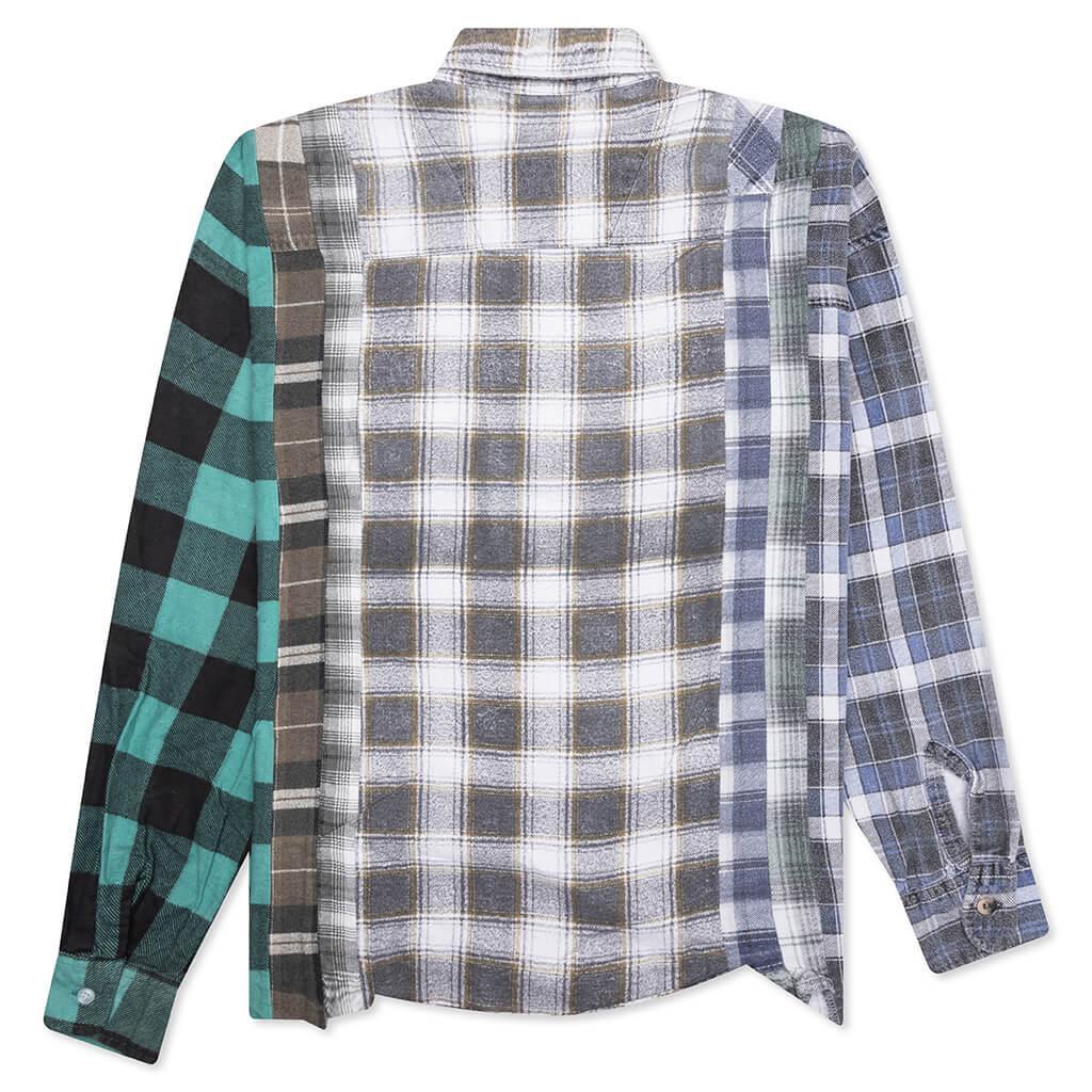 7 Cuts Wide Flannel Shirt - Assorted Male Product Image
