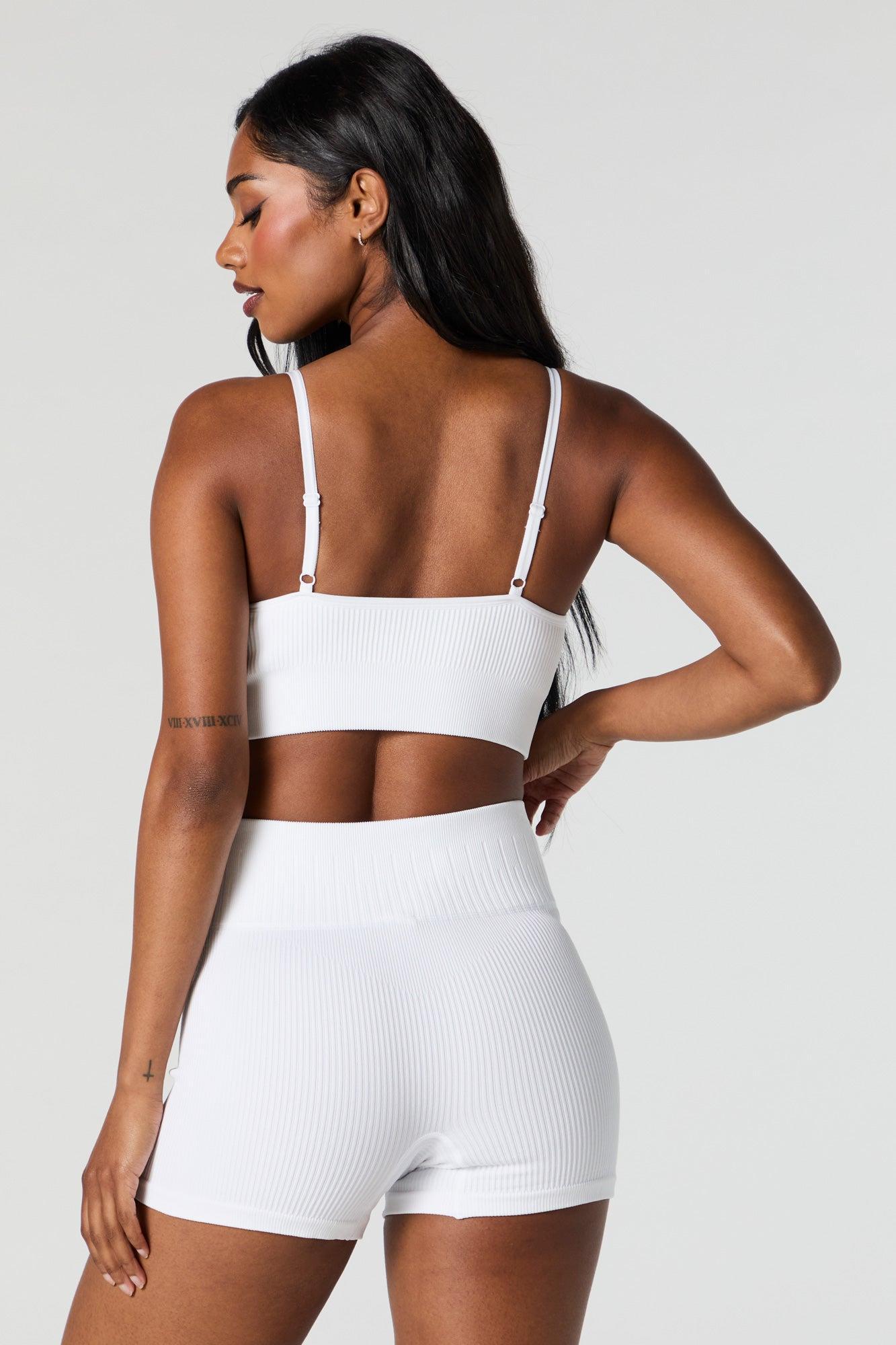 Active Seamless Ribbed Drawstring Short Female Product Image