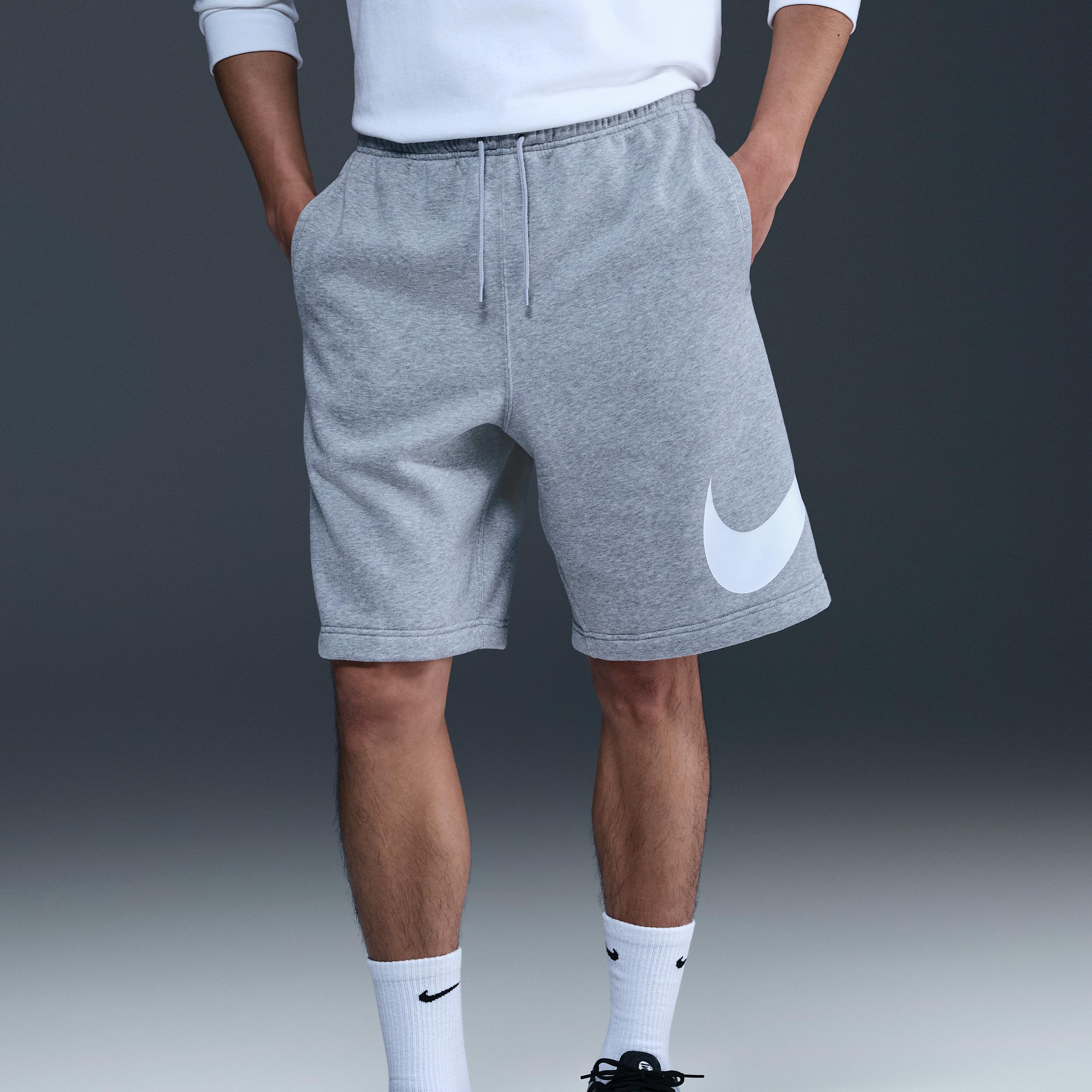Men's Nike MNK Club Basketball Shorts, Size: XL, Dark Grey Grey Product Image
